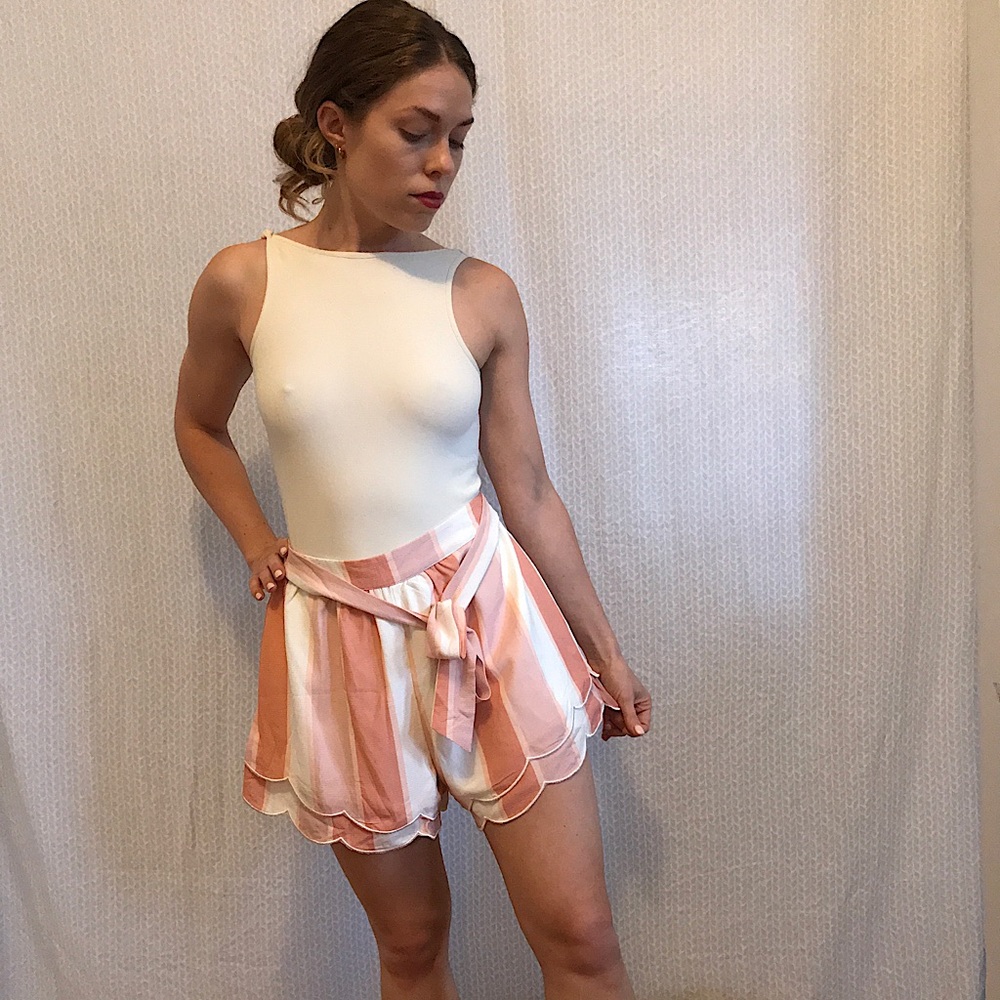 Peach Summer Shorts